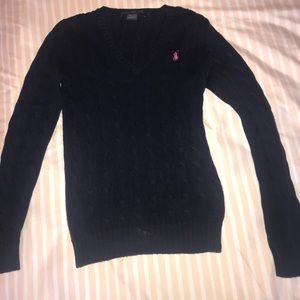 Ralph Lauren Sport cotton V-neck sweater
